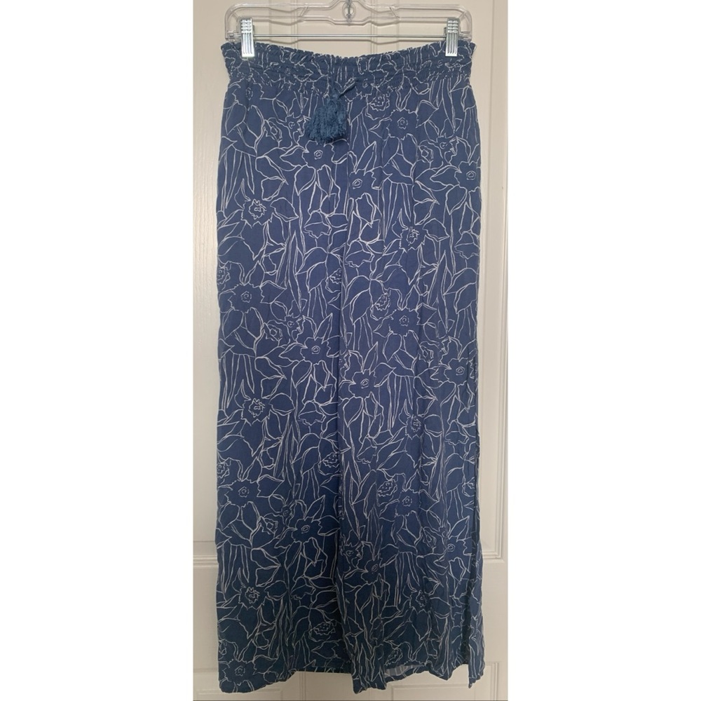 Roxy Floral Pants High Slit Women’s Size Medium
